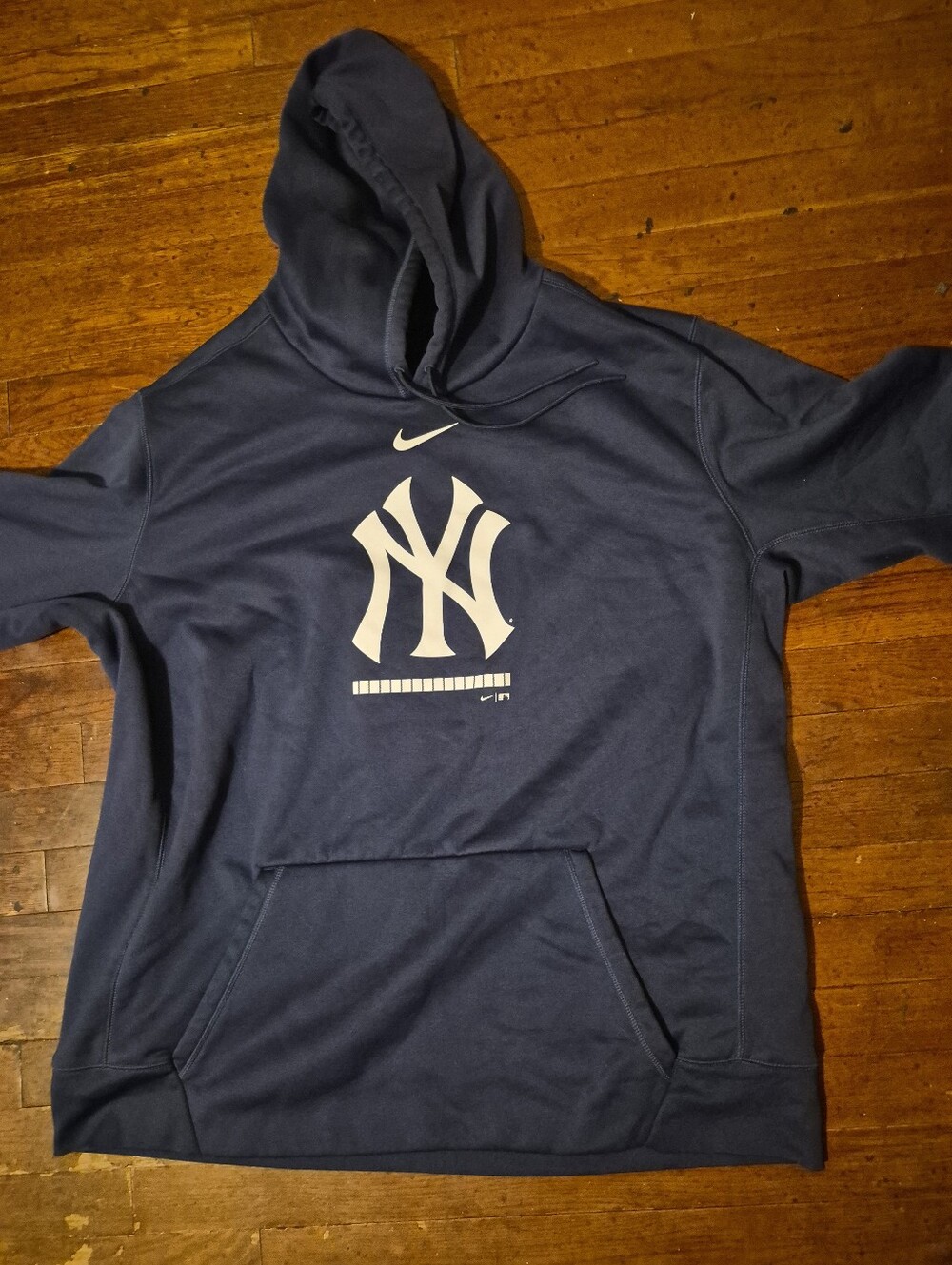 New York Yankees Mens Sz 3XL Blue White Nike Hoodie